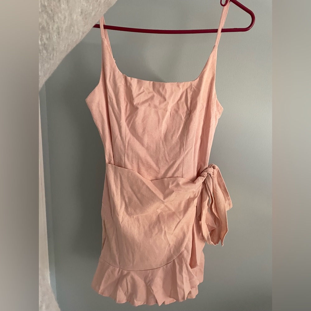 Princess Polly Cottage Hill Mini Dress in Blush